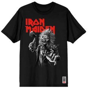 Футболка Iron Maiden Greyscale Axe, черный