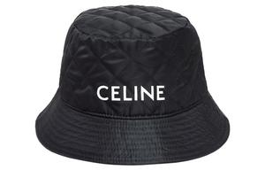 Бейсболка из винилового твила CELINE, черная