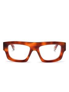 Очки в квадратной оправе Gucci Eyewear, коричневый