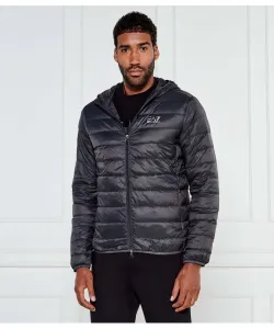 Пуховик Regular fit Ea7, серый