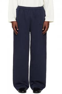 Укороченные спортивные штаны Vetements, темно-синий