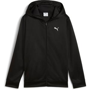 Спортивная толстовка с капюшоном на молнии PUMA Tad Essentials, черный
