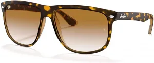 Солнцезащитные очки Ray-Ban RB4147 Boyfriend для мужчин и женщин + комплект с аксессуарами, Light Havana/Brown Gradient