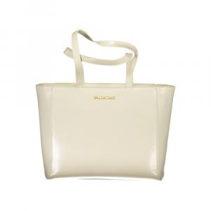 Бежевая полиэтиленовая сумка Valentino Bags, бежевый