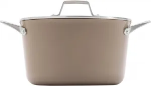 Кастрюля с крышкой Calphalon Premier Ceramic Nonstick, 6600 мл, серый