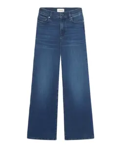 Узкие длинные джинсы-палаццо Frame, синий