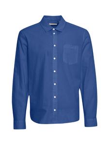 Рубашка на пуговицах классического кроя BLEND, синий