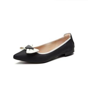 Повседневные однобортные туфли женские QUICHESHOES, Black