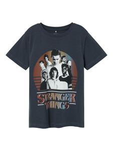 Рубашка NAME IT Stranger Things, синий/белый