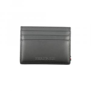 Черный кожаный кошелек Tommy Hilfiger