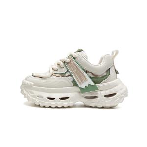 Низкие массивные кеды унисекс FAIRWHALE, Light Cloud White (Mesh)