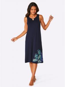 Летнее платье темно-синего и королевского синего цветов WITT WEIDEN