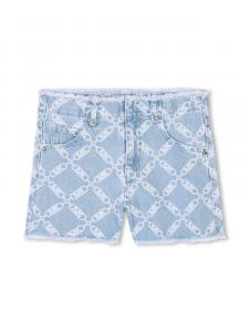Michael Kors Kids шорты с принтом, синий