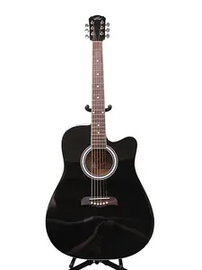 Акустическая гитара Oscar Schmidt OD45CBPAK Dreadnought Cutaway с верхней декой из липы, 6-струнная, комплект с чехлом и медиаторами