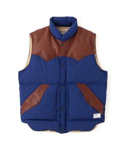 Кожаный жилет с гребнем