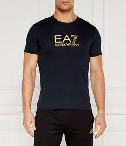 Футболка EA7 Slim Fit, темно-синий