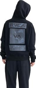 Мужская толстовка RVCA THREE BOX HD (модель осень/зима 2025), черный