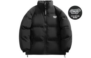 Стеганая куртка унисекс Crush Key, Черный