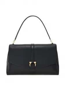 Сумка с откидным клапаном (L) Ferragamo, черный