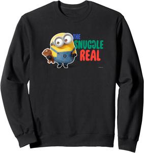 Толстовка Minion POSITIVE VIBES TRIBE (ЦВЕТНАЯ) Minions, черный