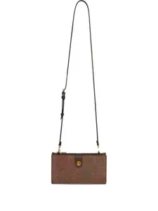 Кошелек Arnica с плечевым ремешком и узором "пейсли" Etro, коричневый