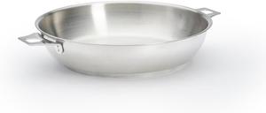 Сковорода De Buyer, нержавеющая сталь, серебристый цвет, 24 см, 27,9 x 20,1 x 10,9 см