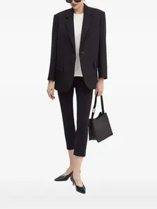 Топ с объемными плечами и нагрудным карманом Custommade, нейтральный