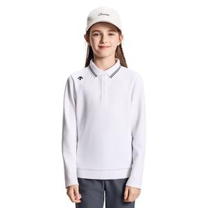 Детские поло DESCENTE, wt-белый