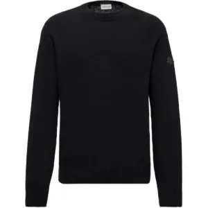Moncler Свитер мужской черный Crew Neck Moderate