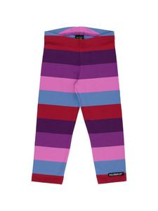 Villervalla Полосатые леггинсы фиолетового цвета
