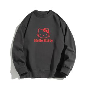 Худи HelloKitty Hello Kitty SS25 Unisex Sanrio, серо-красный