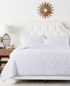 Одеяло subway tile с наполнителем, имитирующим пух, размер full/queen St. James Home, White