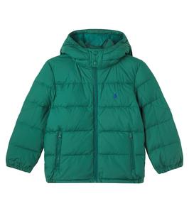 Пуховик с стежкой Gorham Polo Ralph Lauren Kids, Kelly Green