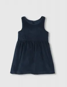 Девичье платье-сарафан с плиссированными деталями Gocco, темно-зеленый