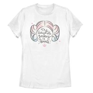 Белая футболка для юниоров «Звездные войны» «Будущее Галактики — женское» Licensed Character