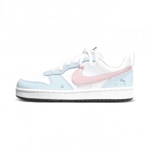 Nike Court Borough Pink Blue Milk Cat Low top детские скейтборд кроссовки Blue Pink для подростков