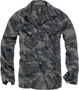 Рубашка Brandit SlimFit Shirt, темный кмуфляж