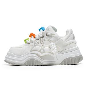 BINGO DUCK Кроссовки для скейтбординга Mid Top Coverage мужские белые, цвет White