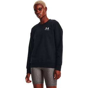 Толстовка Under Armour Essential Fleece Crew, черный