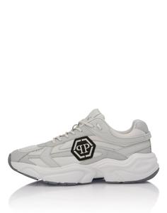 Philipp Plein Кроссовки в сером цвете