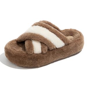 ПВХ Поливинилхлоридные Сланцы Женские TUOPIN, Бежево-Черные