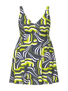 Купальник Ulla Popken, оливково-зеленый