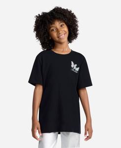 Детская футболка с коротким рукавом и рисунком бабочек abercrombie kids, Black