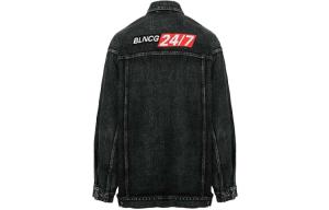 Куртка джинсовая Balenciaga мужские, черный / серый