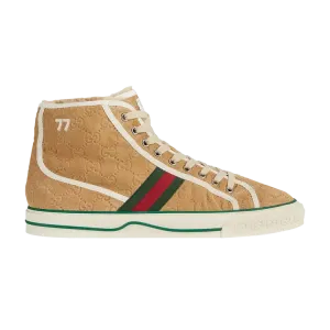 Кроссовки Gucci Tennis 1977 High, коричневый
