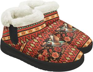 Chririnla Сапожки для женщин зимние утепленные обувь теплые лоферы мокасины зимние платформенные туфли уличные кроссовки 4.5-12