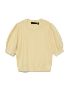 VERO MODA Свитер 'VMDOFFY' в пастельно-желтом цвете