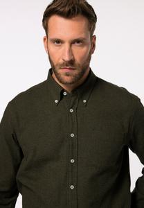 Рубашка LANGARM BUTTONDOWN-KRAGEN MODERN FIT BIS 8 XL JP1880, зеленый
