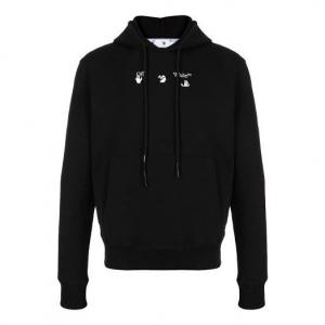 Толстовка ss21 print long sleeve men's black Off-White, черный