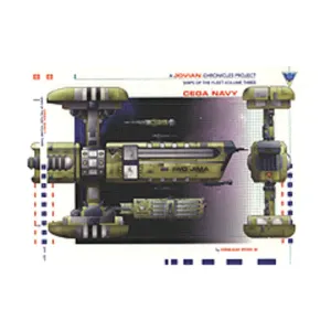 Ships of the Fleet #3 - Cega Navy, Jovian Chronicles, мягкая обложка